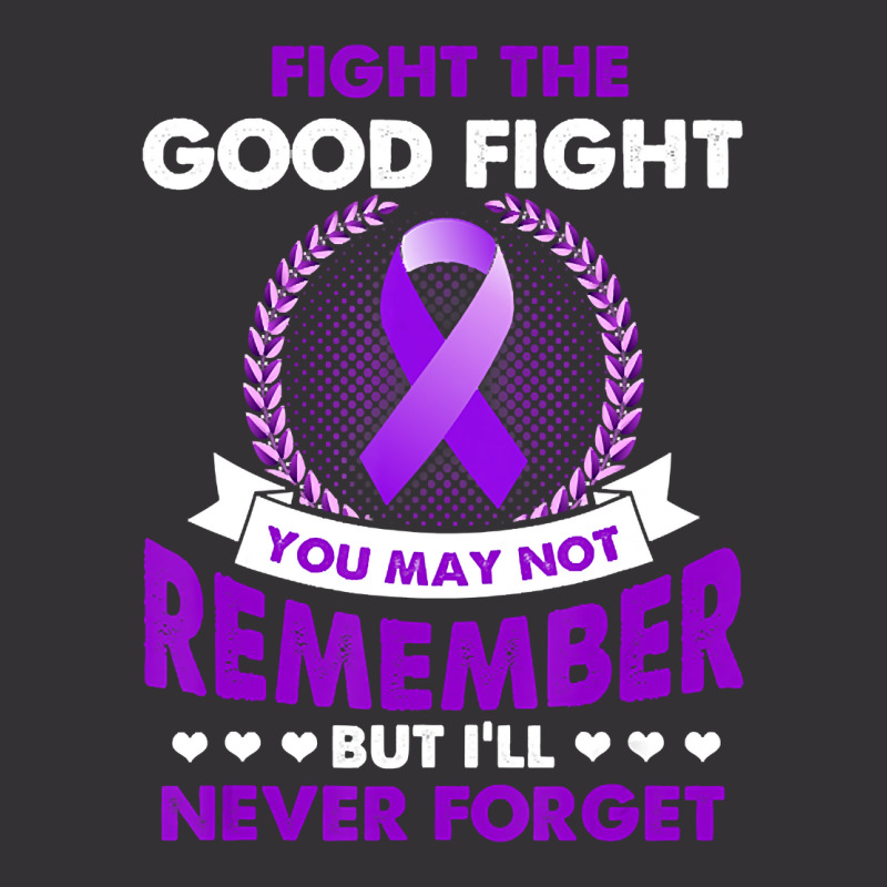 Fight The Good Fight Never Forget Alzheimer Awareness Gift (2) Vintage Short by Inmamlil638 | Artistshot