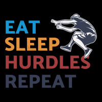 Eat Sleep Hurdles Repeat-dfexw Adjustable Cap | Artistshot