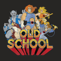 Thundercats Old School Group Shot Ladies Fitted T-shirt | Artistshot