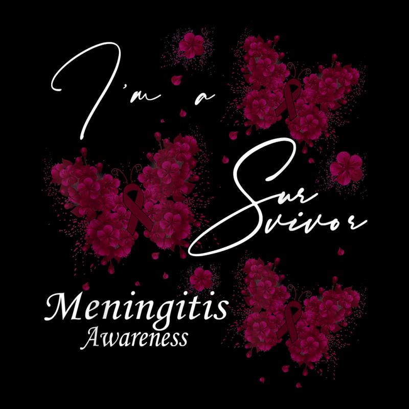 I'm A Survivor Meningitis Awareness Butterfly T Shirt Youth Jogger by anitrasargisg5b | Artistshot