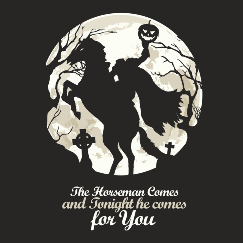 The Horseman Cames And Tonight He Cames For You Ladies Fitted T-Shirt by ArthurJungbauer | Artistshot