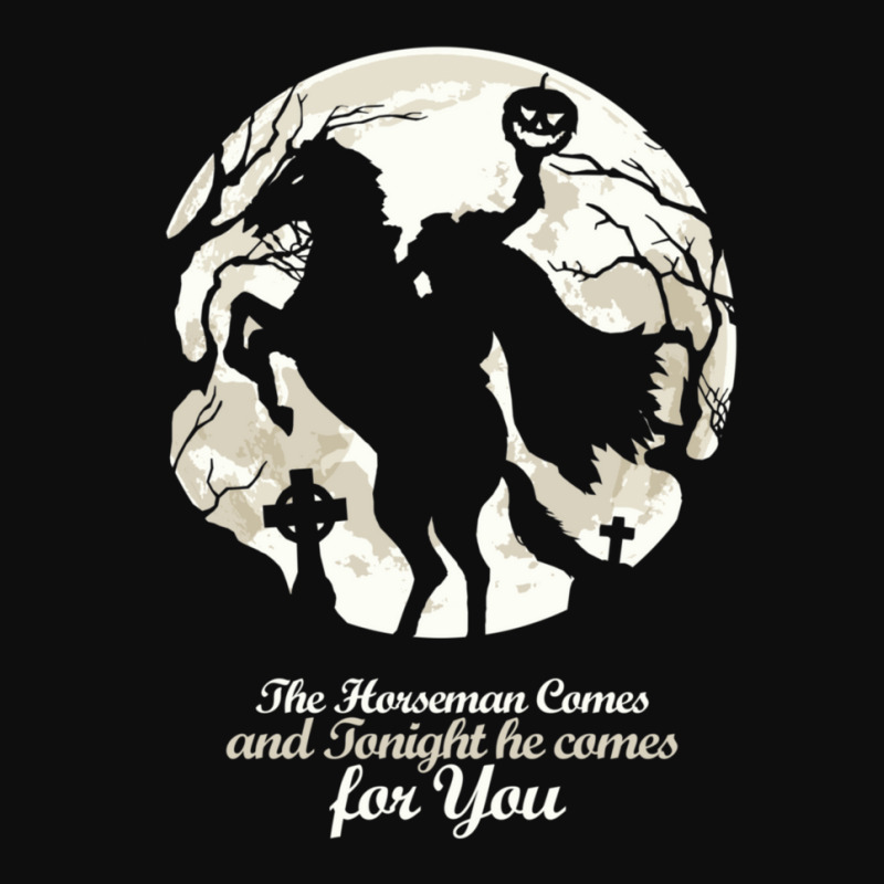 The Horseman Cames And Tonight He Cames For You Crop Top by ArthurJungbauer | Artistshot