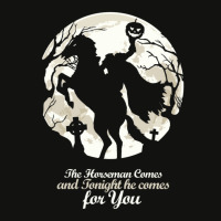 The Horseman Cames And Tonight He Cames For You Scorecard Crop Tee | Artistshot