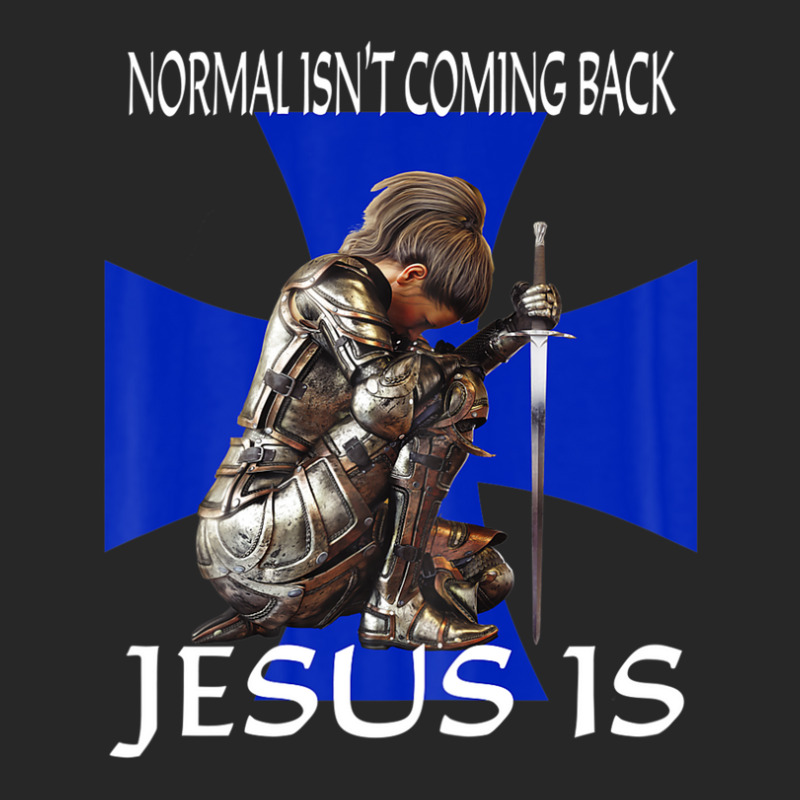 Normal Isn't Coming Back Jesus Is Christian Messages Warrior Men's T-shirt Pajama Set | Artistshot