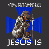 Normal Isn't Coming Back Jesus Is Christian Messages Warrior Vintage Hoodie And Short Set | Artistshot