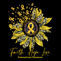 Endometriosis Awareness Awareness - Sunflower Faith Hope Love (2) Legging | Artistshot