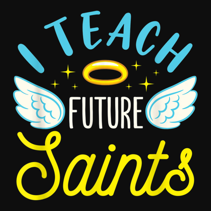 I Teach Future Saints Catholic School Teacher Christian Crop Top by MalcolmJCausby | Artistshot