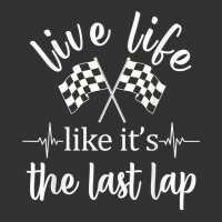 Live Life Like It's The Last Lap Racing Flag T Shirt Baby Bodysuit | Artistshot