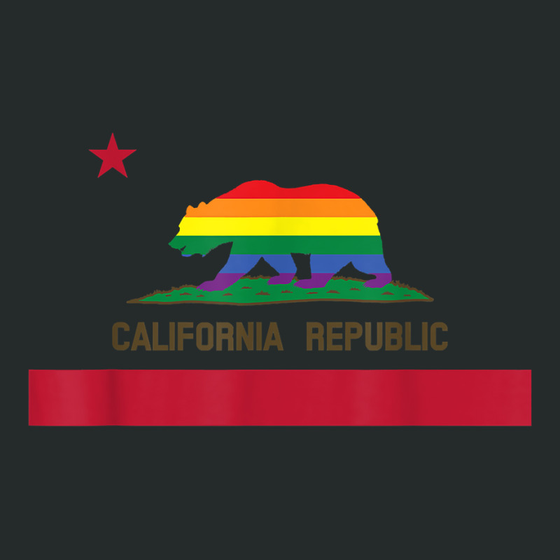 Lgbtq California Republic Rainbow Flag Gay Pride T Shirt Women's Triblend Scoop T-shirt by anitrasargisg5b | Artistshot