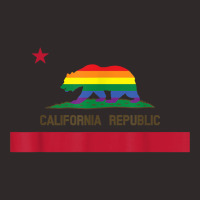 Lgbtq California Republic Rainbow Flag Gay Pride T Shirt Racerback Tank | Artistshot