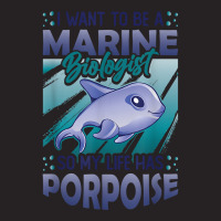 Marine Biologist Life Has Porpoise T Shirt Vintage Cap | Artistshot