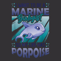 Marine Biologist Life Has Porpoise T Shirt Vintage Hoodie | Artistshot