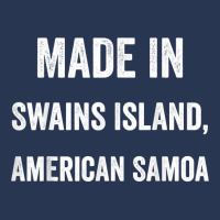 Made In Swains Island American Samoa T Shirt Ladies Denim Jacket | Artistshot