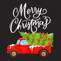 Merry Christmas Vintage Wagon Red Truck Holiday Family T Shirt Vintage Cap | Artistshot