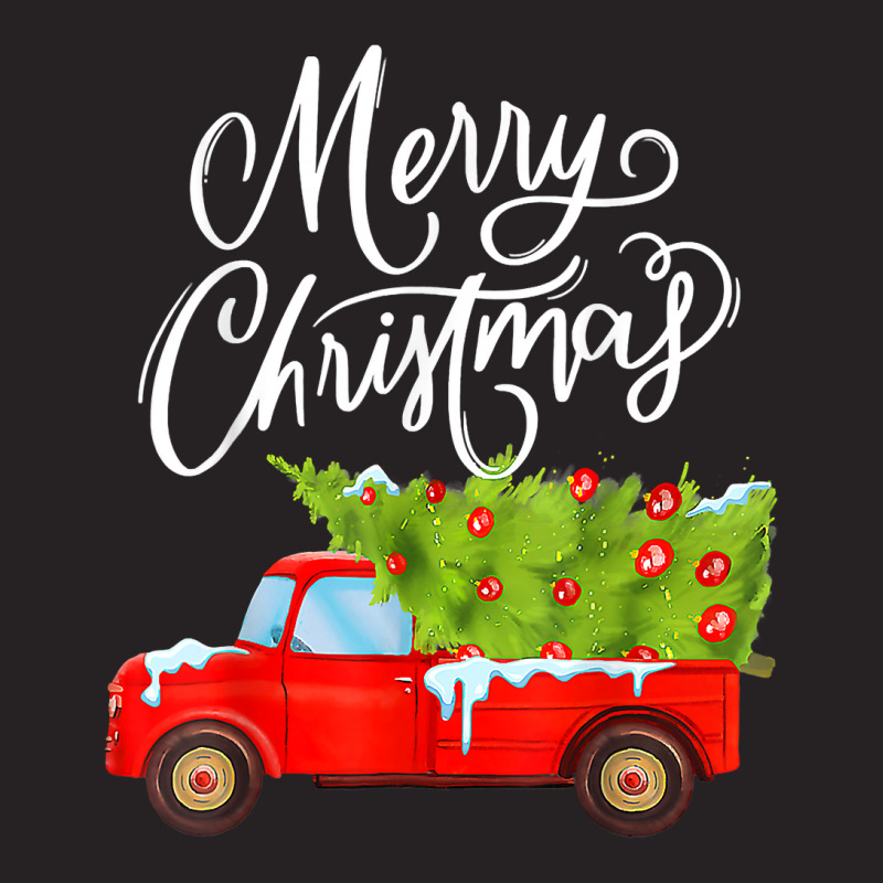 Merry Christmas Vintage Wagon Red Truck Holiday Family T Shirt Vintage Cap by toraprqwfg | Artistshot