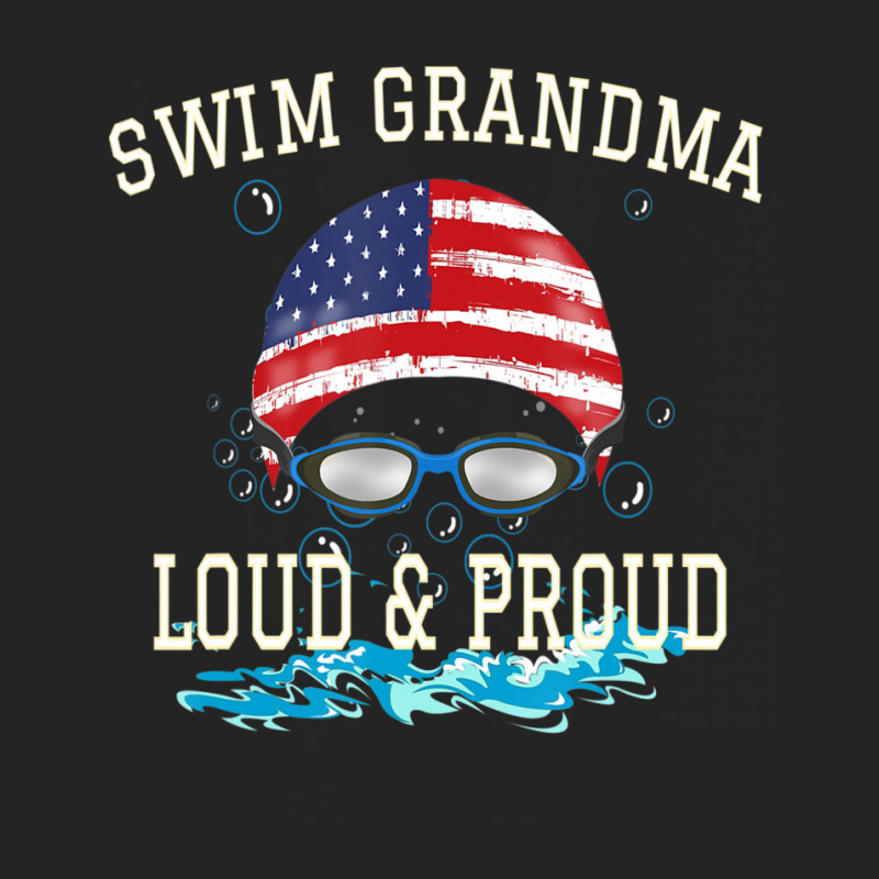 Swim Swimmer Funny Swimmin Goggles Cap Grandma 3/4 Sleeve Shirt | Artistshot