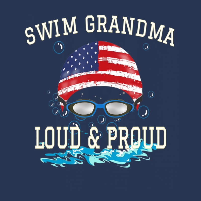 Swim Swimmer Funny Swimmin Goggles Cap Grandma Men Denim Jacket | Artistshot