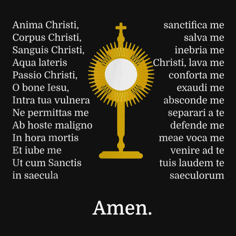 Anima Christi Tshirt Soul Of Christ Sanctify Catholic Latin Graphic T-shirt by AmberAThompson | Artistshot