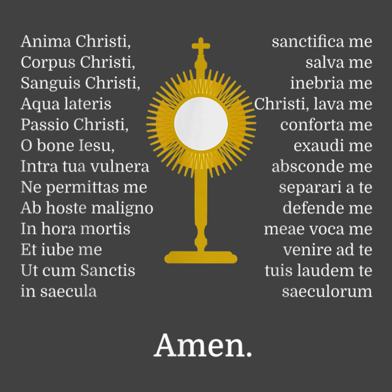 Anima Christi Tshirt Soul Of Christ Sanctify Catholic Latin Vintage T-Shirt by AmberAThompson | Artistshot