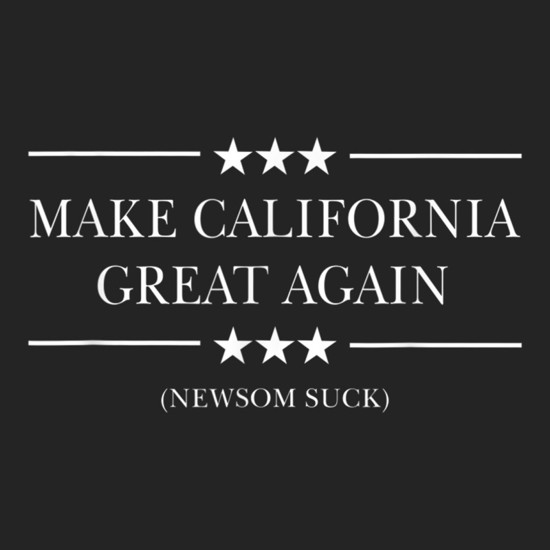 Anti Gavin Newsom Cali Governor Make California Great Again 3/4 Sleeve Shirt by AmberAThompson | Artistshot