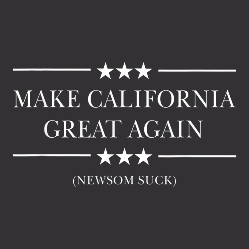 Anti Gavin Newsom Cali Governor Make California Great Again Vintage Hoodie by AmberAThompson | Artistshot