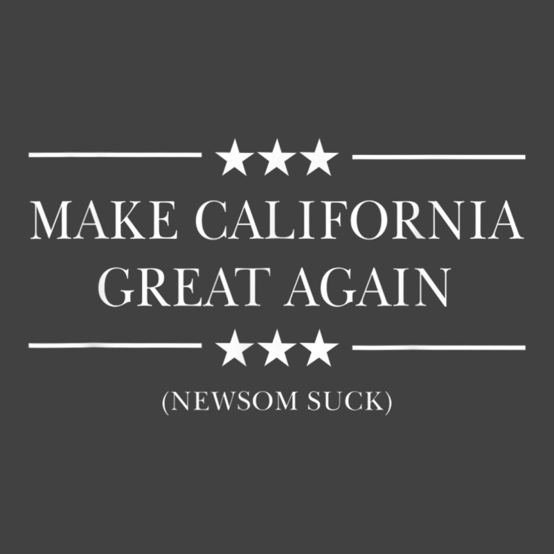 Anti Gavin Newsom Cali Governor Make California Great Again Vintage T-Shirt by AmberAThompson | Artistshot