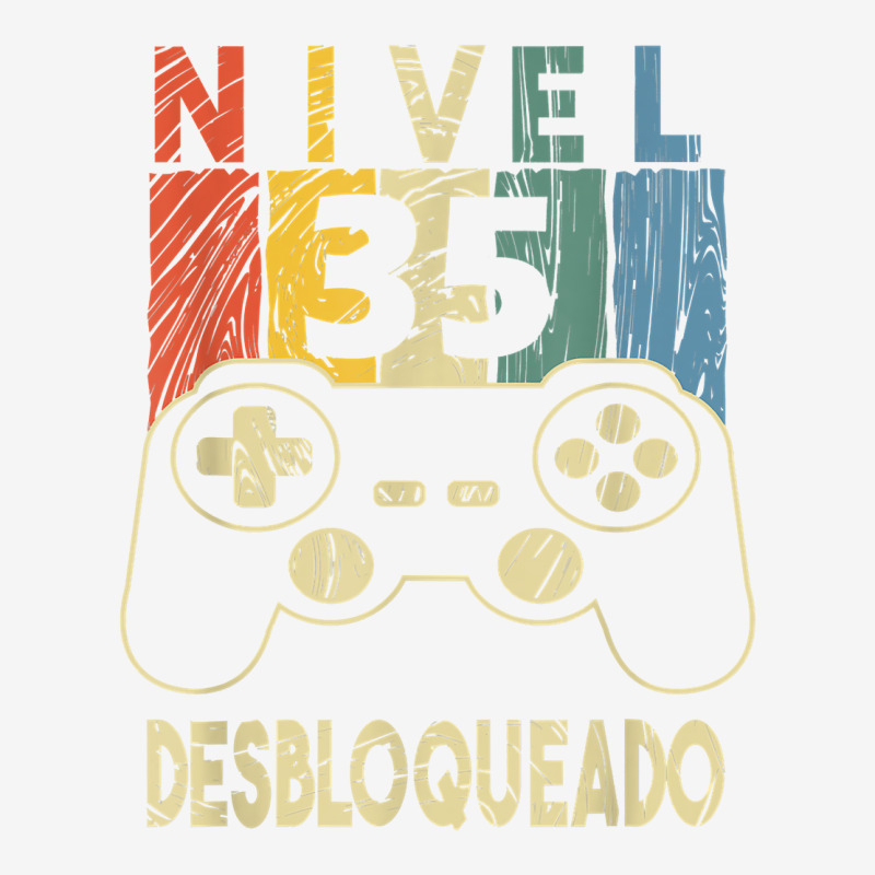 Nivel 35 Desbloqueado Gamer 35 Años T Shirt Adjustable Cap by mosesswabyhi | Artistshot