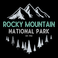 Rocky Mountain Vintage National Park Lightweight Hoodie | Artistshot