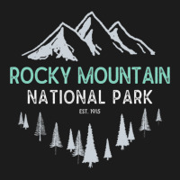 Rocky Mountain Vintage National Park Hoodie & Jogger Set | Artistshot