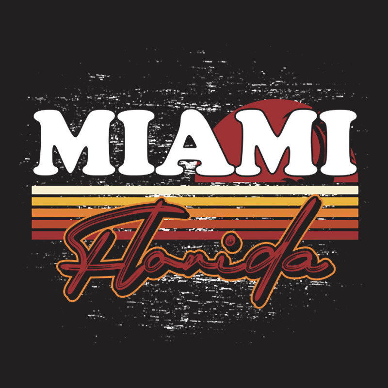 Fl Miami Retro Sunset Summer Florida State Florida T-shirt | Artistshot