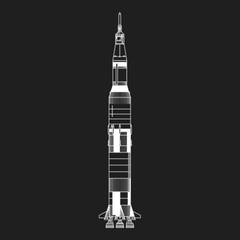 Saturn V Rocket For Dark Things Classic T-shirt by LynneVickie | Artistshot