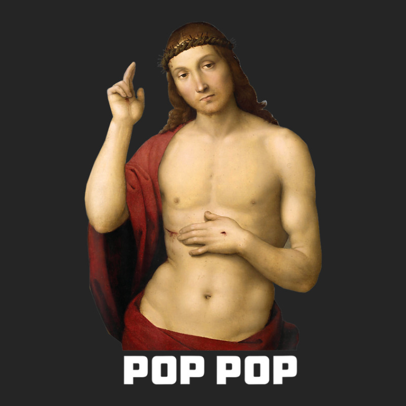 Jesus Pop Pop - Funny Christian- Renaissance Art Painting Unisex Hoodie by nahodsehidav | Artistshot