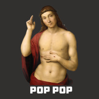 Jesus Pop Pop - Funny Christian- Renaissance Art Painting Champion Hoodie | Artistshot