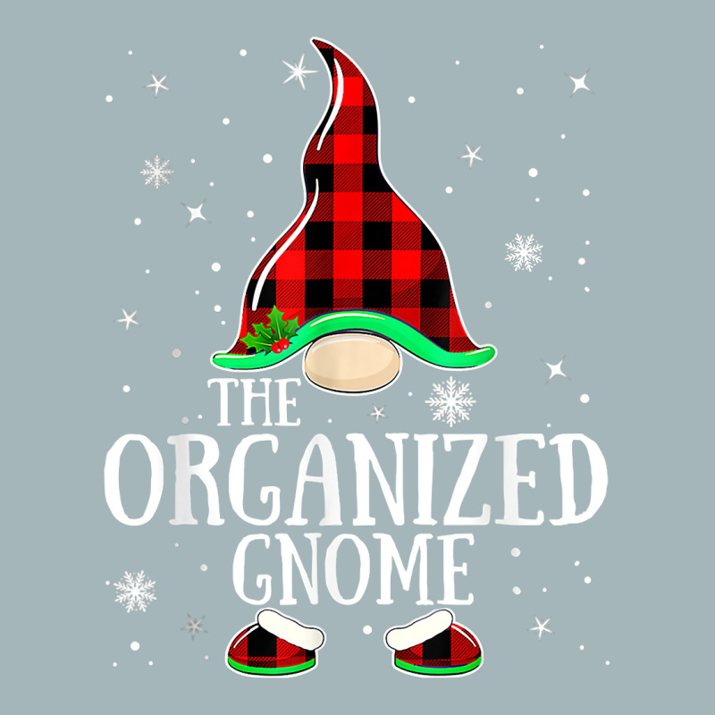 Organized Gnome Buffalo Plaid Matching Family Christmas T Shirt Unisex Sherpa-lined Denim Jacket | Artistshot