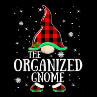 Organized Gnome Buffalo Plaid Matching Family Christmas T Shirt Men's 3/4 Sleeve Pajama Set | Artistshot