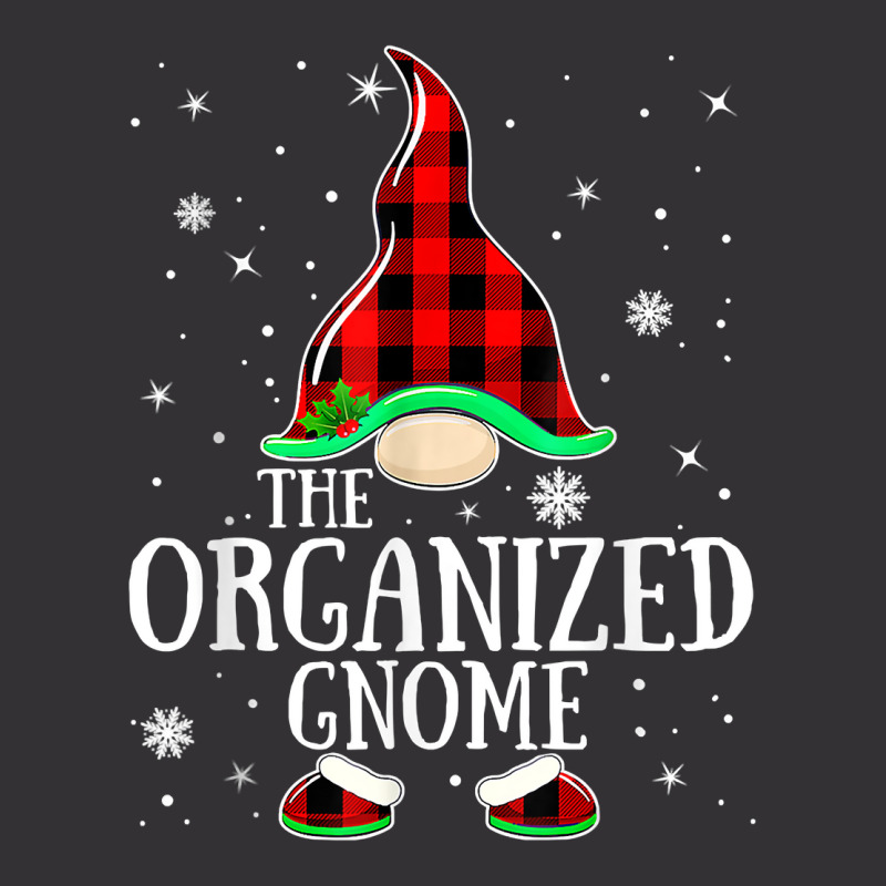 Organized Gnome Buffalo Plaid Matching Family Christmas T Shirt Vintage Hoodie | Artistshot