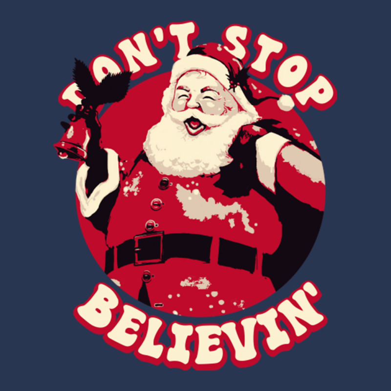 Christmas Don't Stop Believing Men Denim Jacket | Artistshot