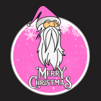 Christmas Retro Vintage Pink Santa Claus Crismas T-shirt | Artistshot