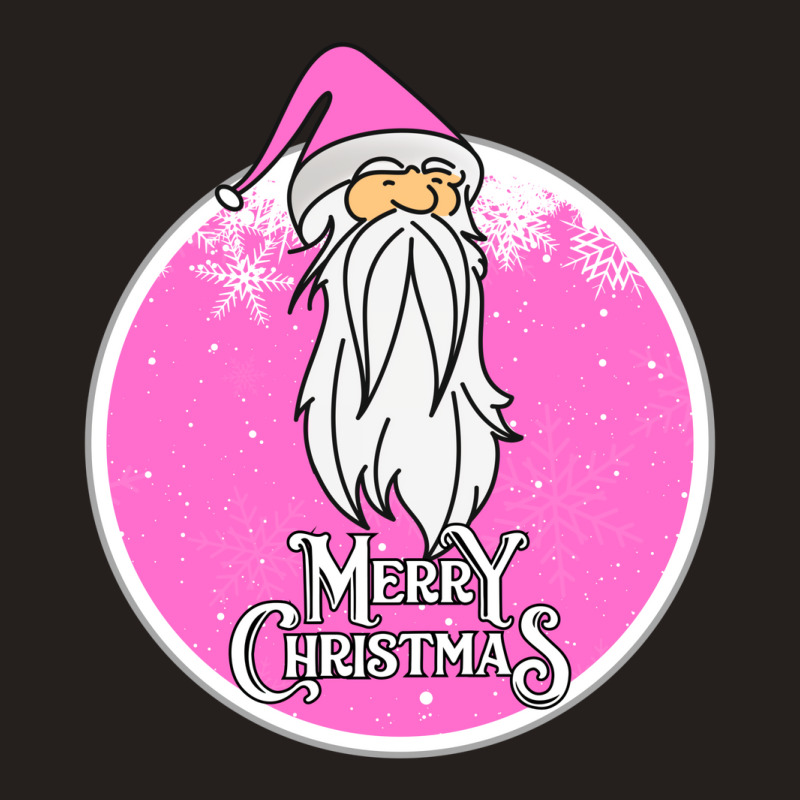 Christmas Retro Vintage Pink Santa Claus Crismas Tank Top | Artistshot