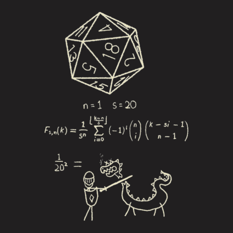 The Science Of 20 Sided Dice. T-shirt | Artistshot