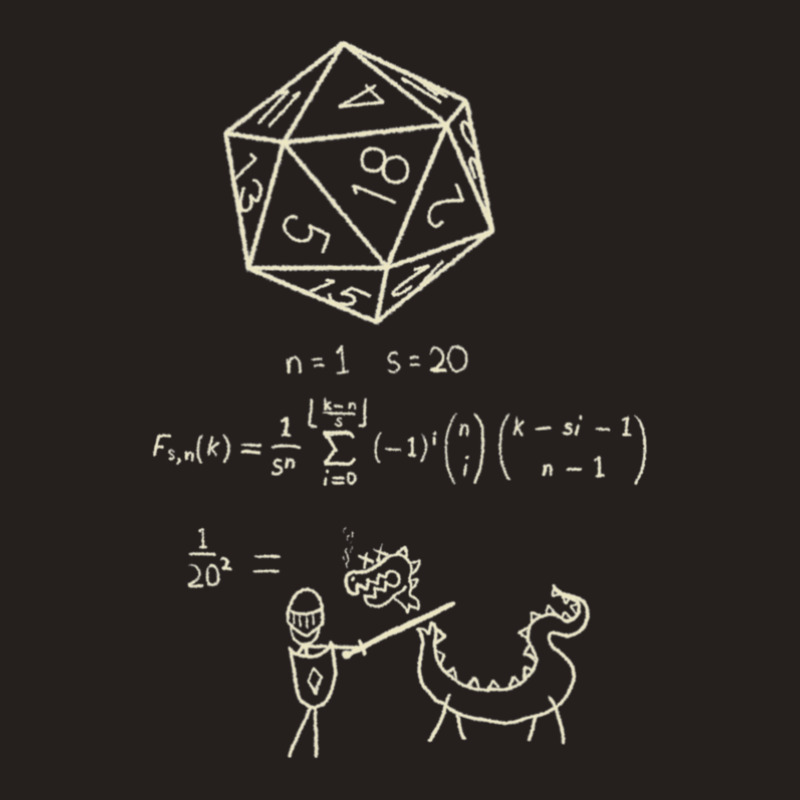 The Science Of 20 Sided Dice. Tank Top | Artistshot