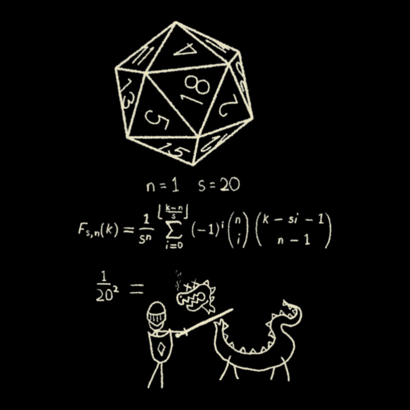 The Science Of 20 Sided Dice. V-neck Tee | Artistshot