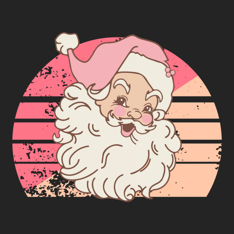 Christmas Retro Vintage Pink Santa Claus 3/4 Sleeve Shirt | Artistshot