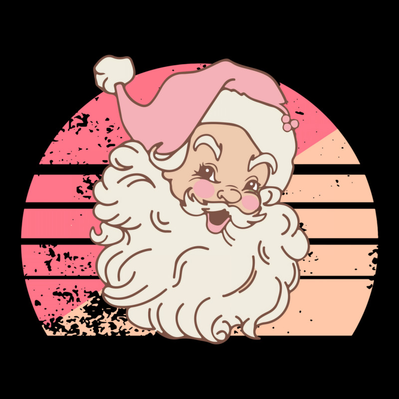 Christmas Retro Vintage Pink Santa Claus Zipper Hoodie | Artistshot