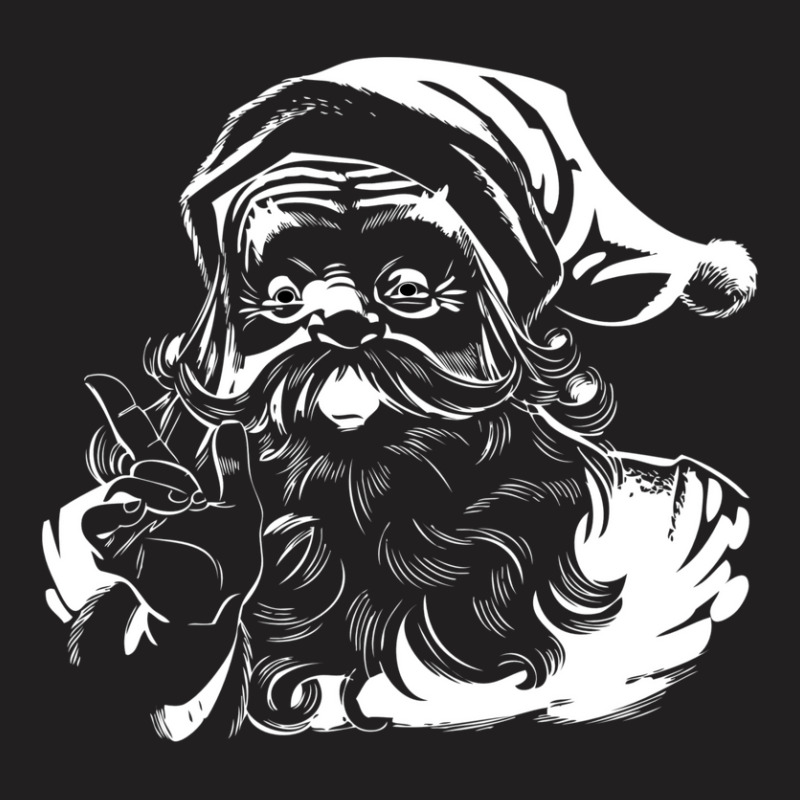 Christmas Retro Vintage Pink Santa T-shirt | Artistshot