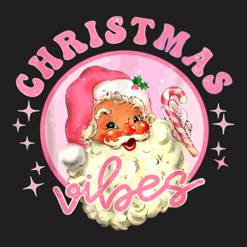 Christmas Retro Vintage Pink T-shirt | Artistshot