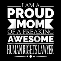 Proud Mom Of Awesome Human Rights Lawyer Mother's Day Gift Raglan Base Men's 3/4 Sleeve Pajama Set | Artistshot