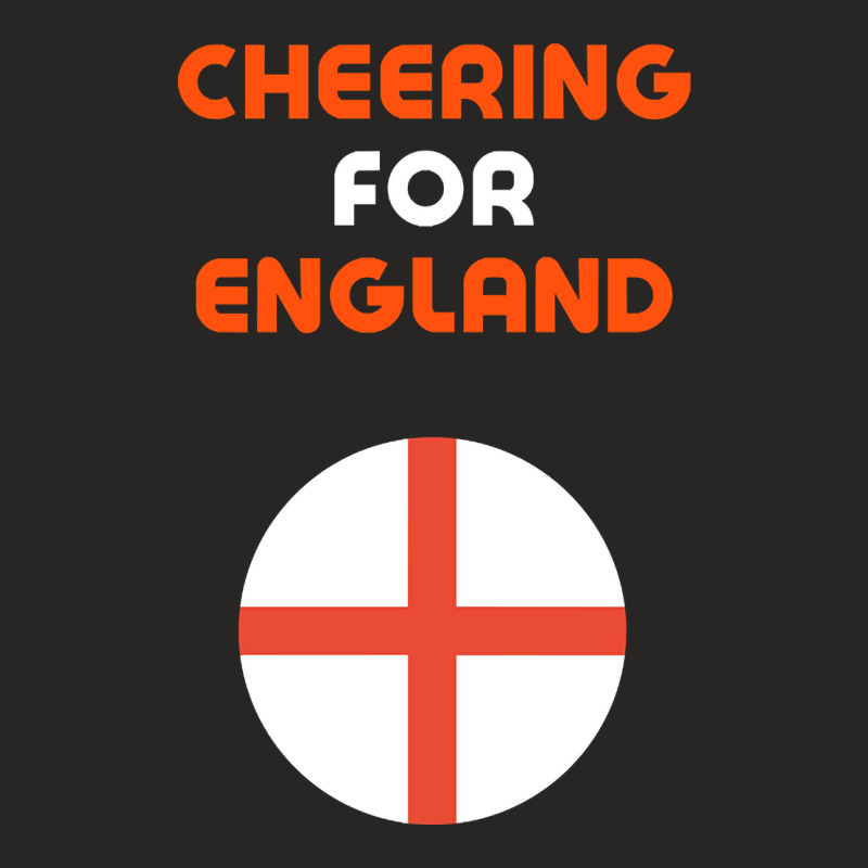 Cheering For England Ladies Fitted T-Shirt by Irene West | Artistshot