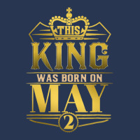 This King Was Born On May 2 Funny Birthday Ladies Denim Jacket | Artistshot