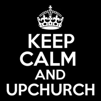 Keep Calm And Upchurch Vintage Retro Novelty Design V-neck Tee | Artistshot